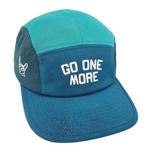 BPN Bare Performance Nutrition Go One More Hat Blue 5 Panel Running Endurance